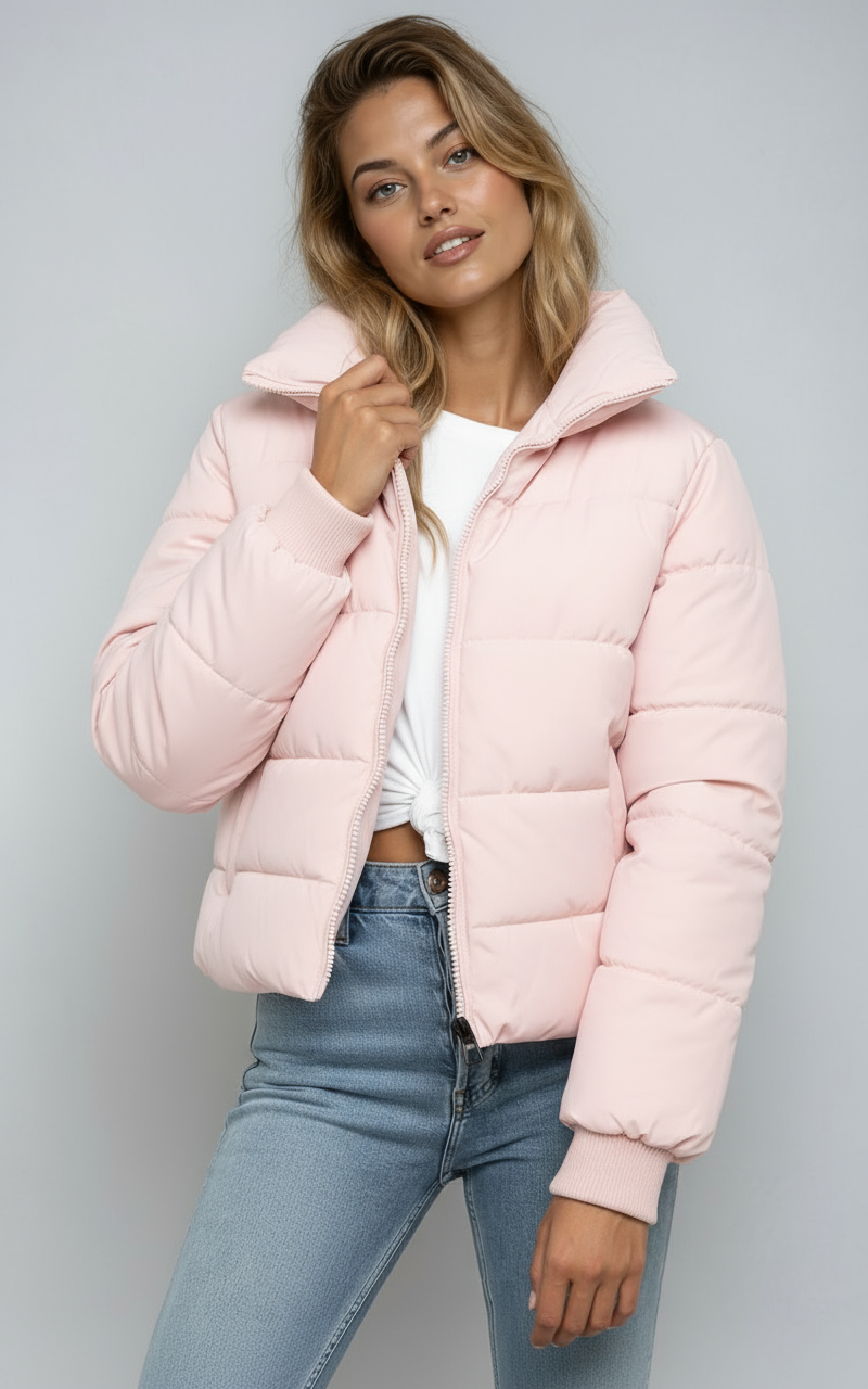 Gewatteerde Puffer Jas Dames | Kort, Lichtgewicht En Warm Voor Herfst En Winter