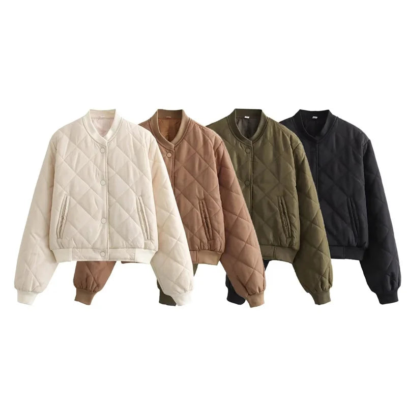 CHANEL | Casual Bomberjack Met Ruit Patroon Voor Dames - Stijlvol & Modieus