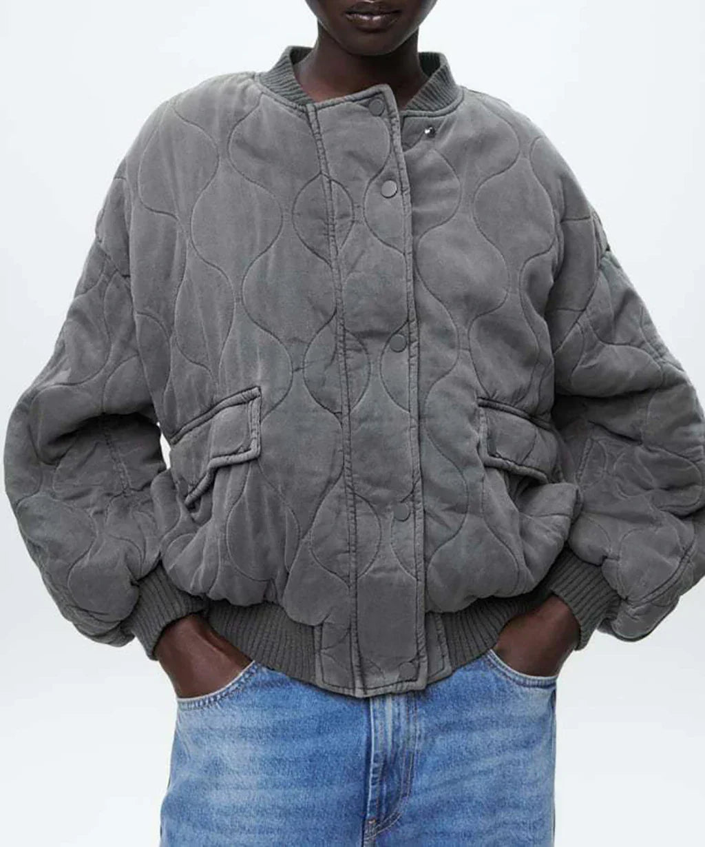 SENNA | Gewatteerde Oversized Tussenjas Voor Dames – Warm, Trendy & Perfect Voor Koele Dagen