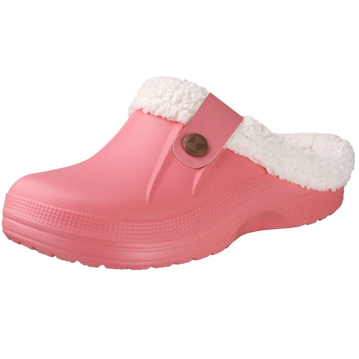 Warme Waterdichte Winterklompen – Comfortabel, Fluffy & Perfect voor Binnen en Buiten
