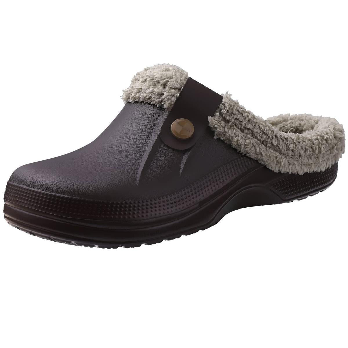 Warme Waterdichte Winterklompen – Comfortabel, Fluffy & Perfect voor Binnen en Buiten