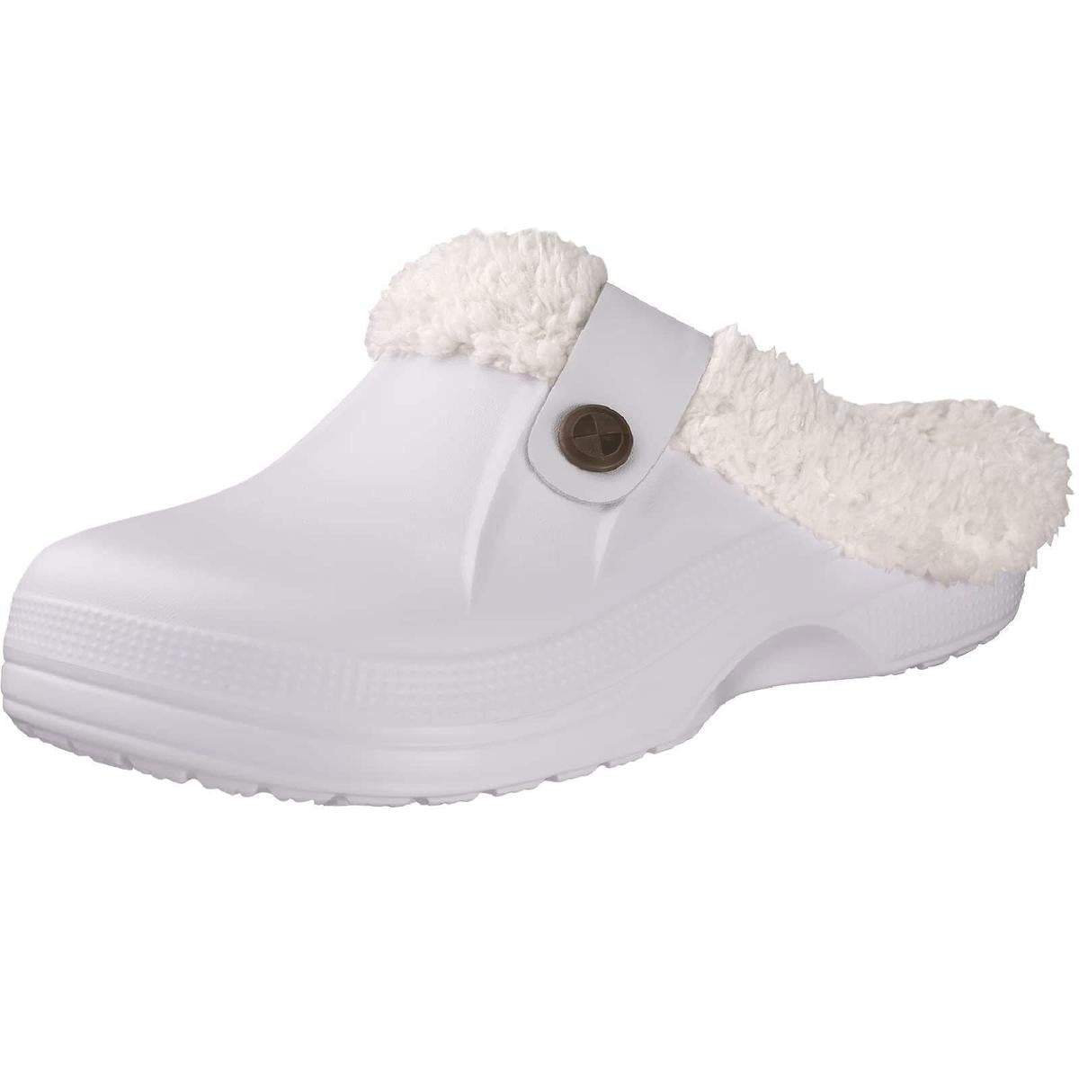 Warme Waterdichte Winterklompen – Comfortabel, Fluffy & Perfect voor Binnen en Buiten
