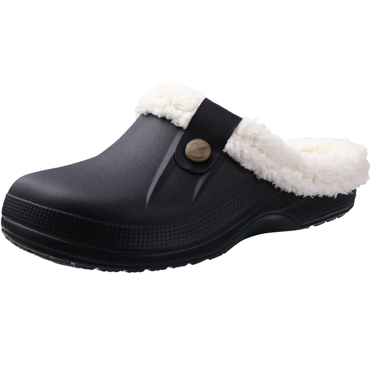 Warme Waterdichte Winterklompen – Comfortabel, Fluffy & Perfect voor Binnen en Buiten