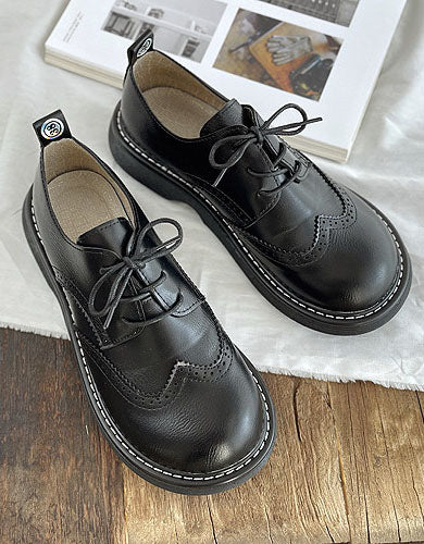 LIZA | Stijlvolle Leren Retro Dames Schoenen – Klassiek, Comfortabel & Veelzijdig Voor Elke Gelegenheid