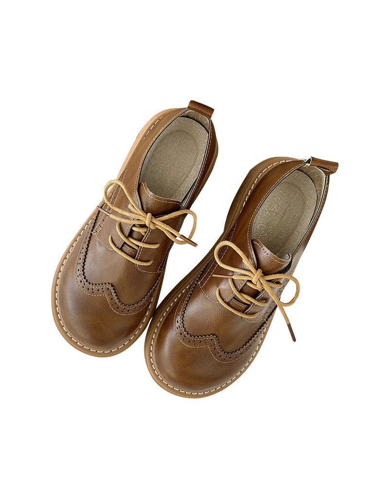 LIZA | Stijlvolle Leren Retro Dames Schoenen – Klassiek, Comfortabel & Veelzijdig Voor Elke Gelegenheid