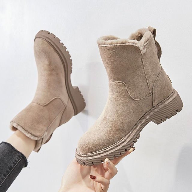 LYNA | Warme Waterdichte Winterboots voor Dames met Bontvoering en Antislipzool
