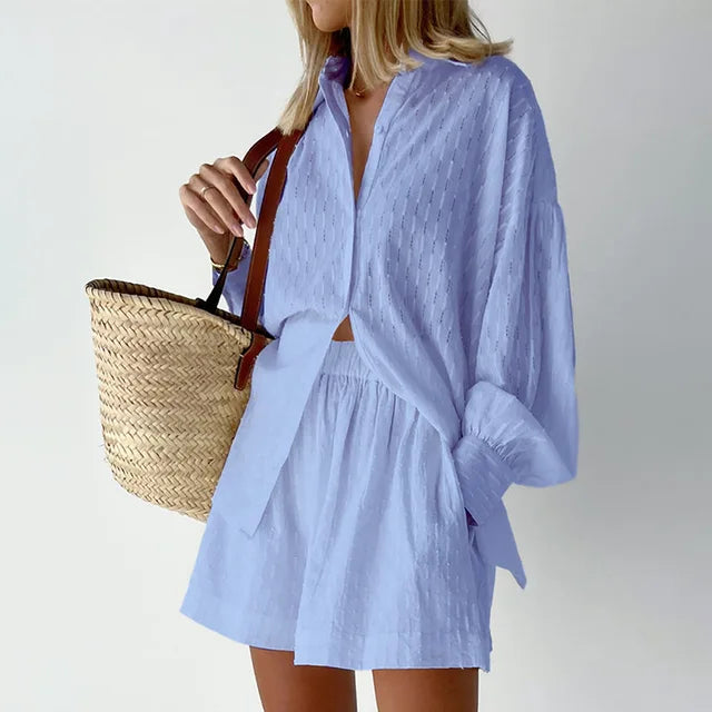MYRA | Trendy Zomer Set voor Dames - Blouse + Broekje