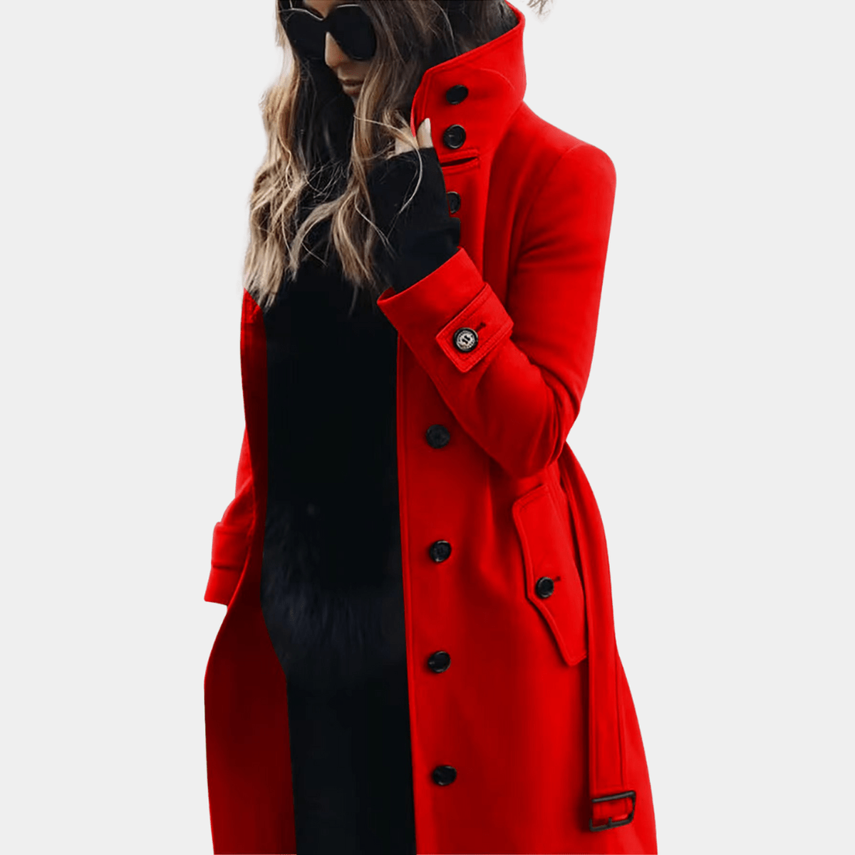 Elegante Warme Dames Trenchcoat – Stijlvol, Comfortabel & Perfect voor Koele Dagen