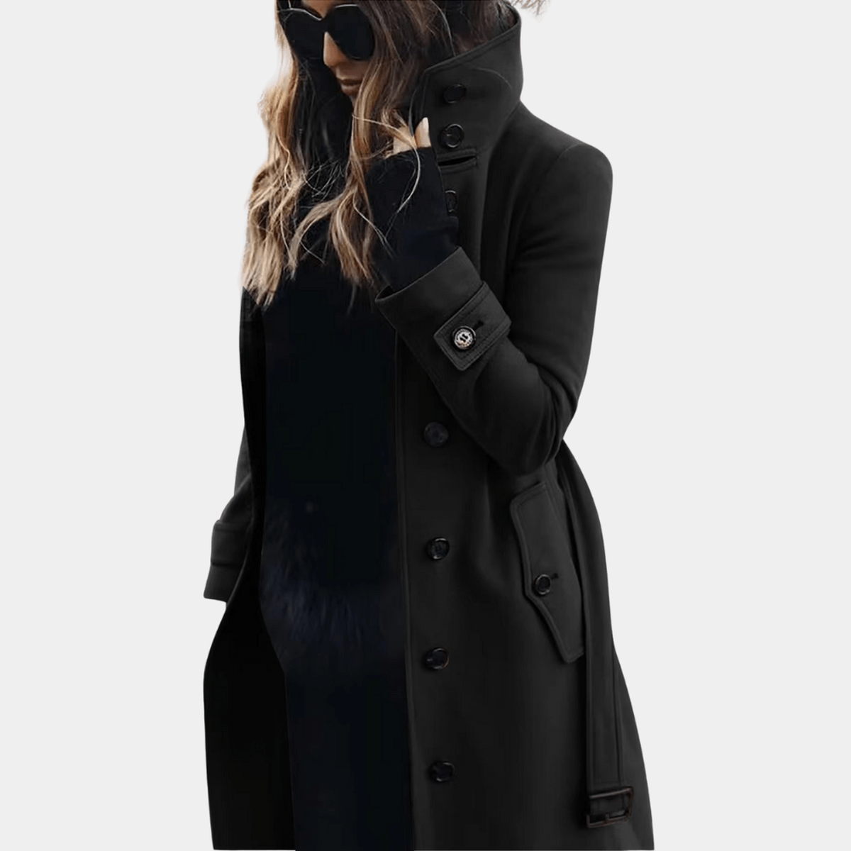 Elegante Warme Dames Trenchcoat – Stijlvol, Comfortabel & Perfect voor Koele Dagen