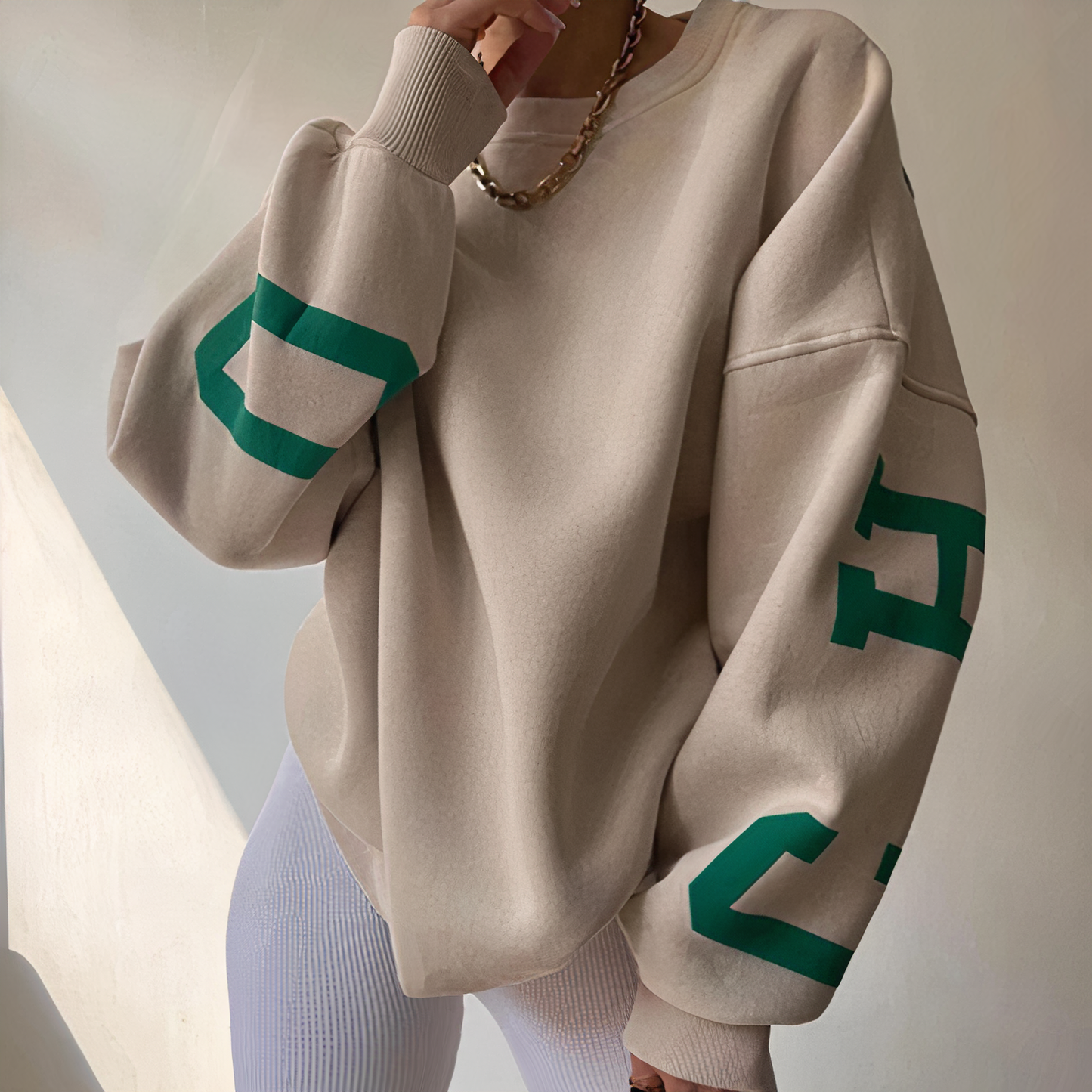 Dames Oversized Trui "CHICAGO" | Tijdloze Streetstyle Comfort & Luxe Warmte