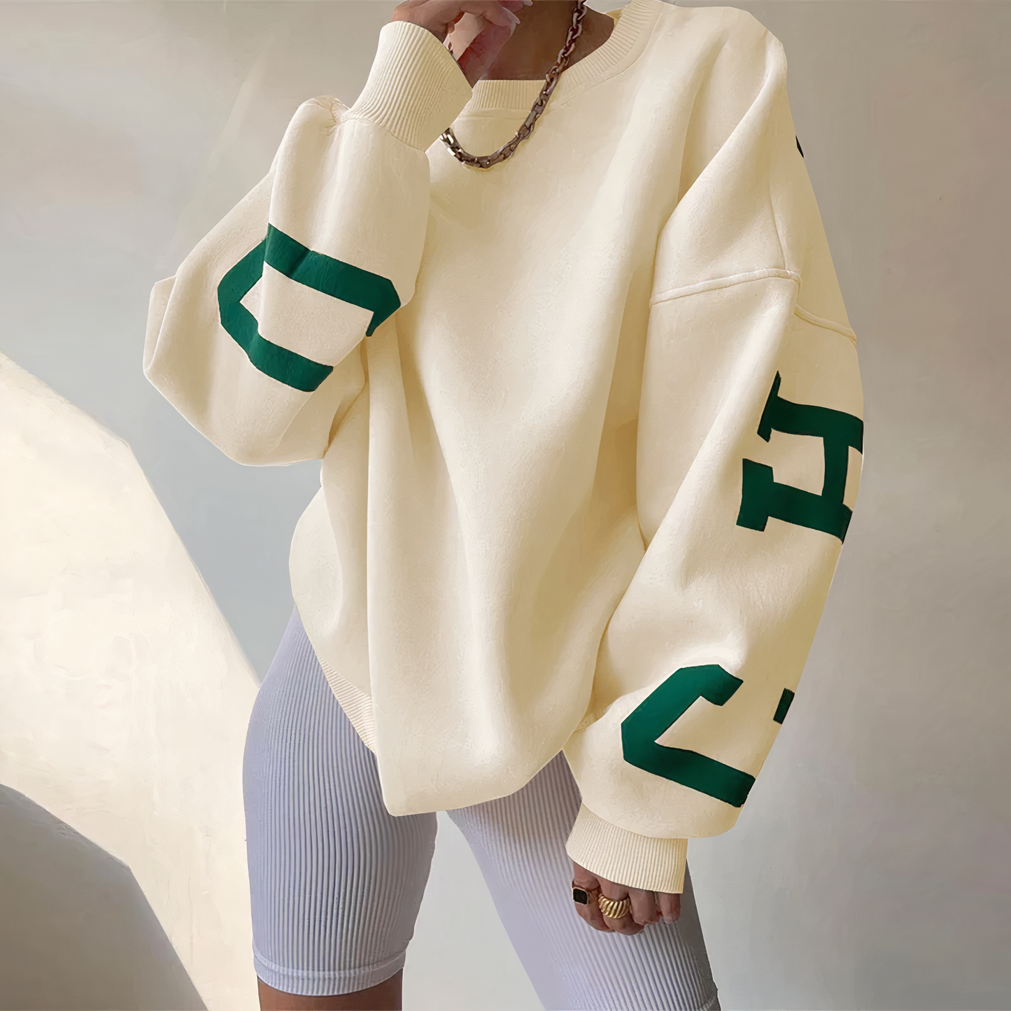 Dames Oversized Trui "CHICAGO" | Tijdloze Streetstyle Comfort & Luxe Warmte