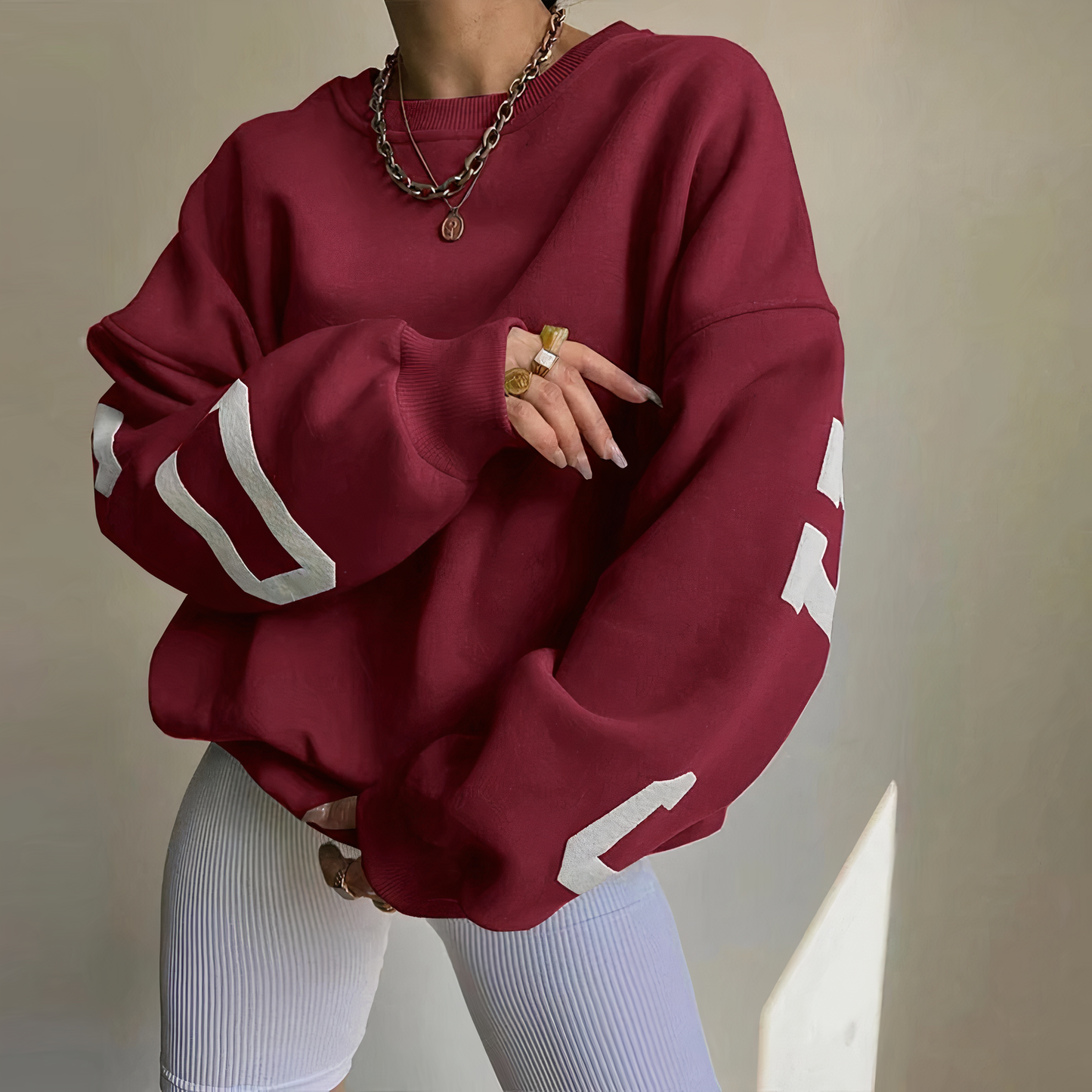 Dames Oversized Trui "CHICAGO" | Tijdloze Streetstyle Comfort & Luxe Warmte
