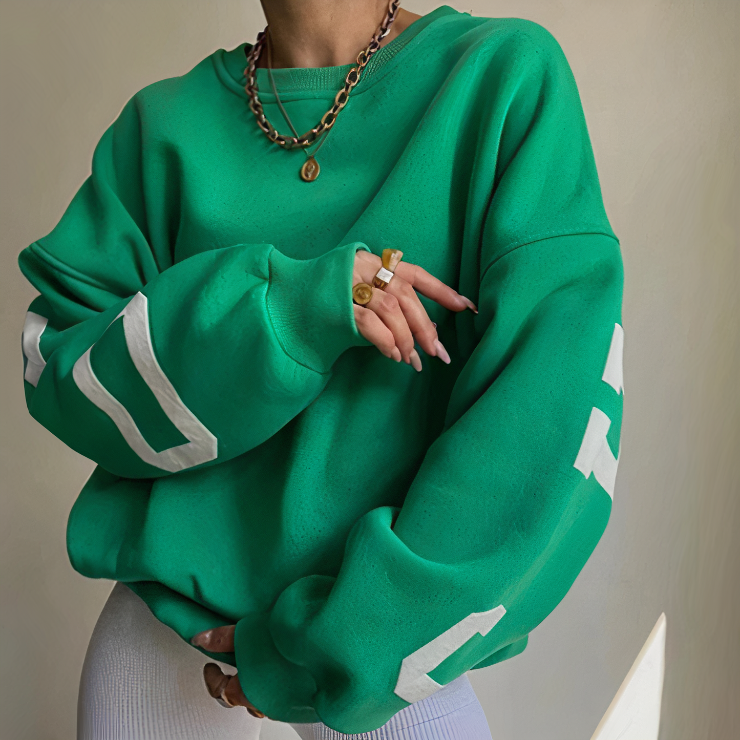 Dames Oversized Trui "CHICAGO" | Tijdloze Streetstyle Comfort & Luxe Warmte