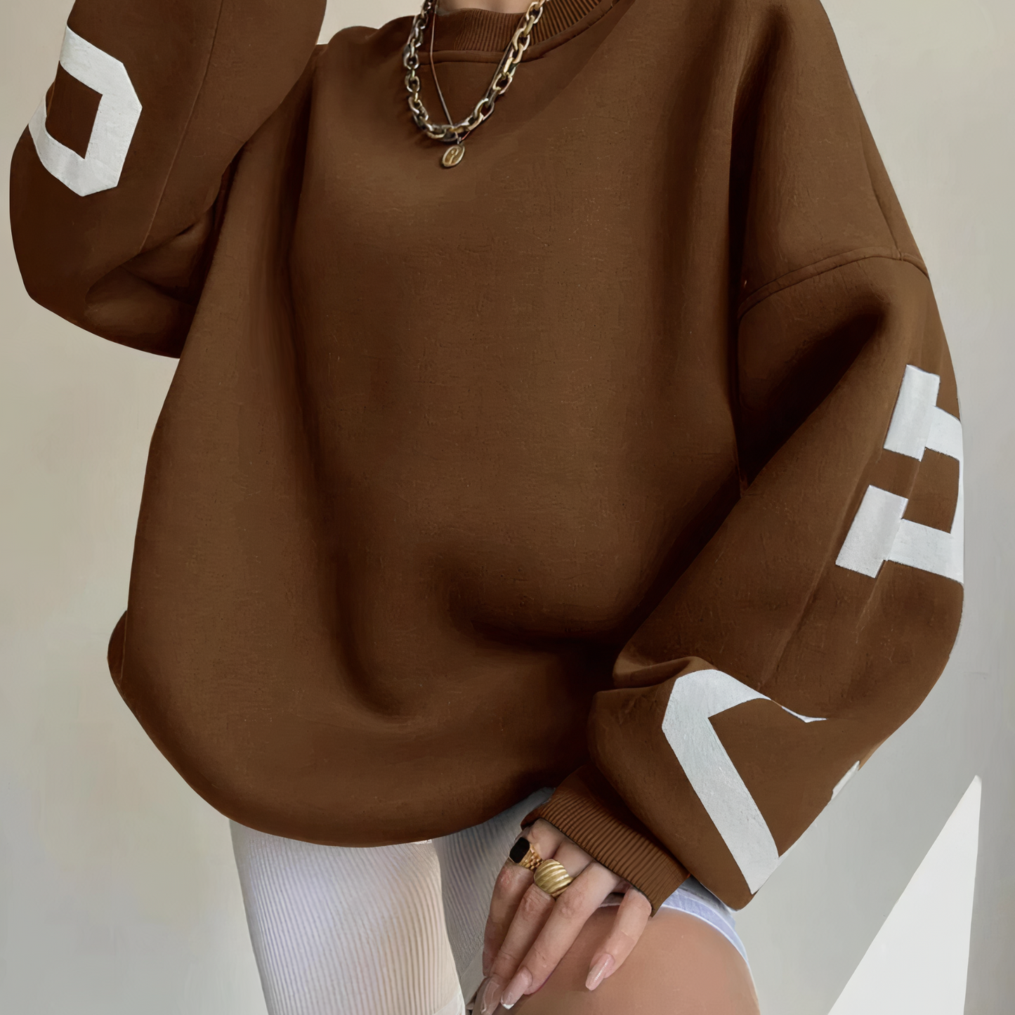 Dames Oversized Trui "CHICAGO" | Tijdloze Streetstyle Comfort & Luxe Warmte