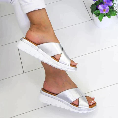 ALINÉA | Dames Instap Sandalen met Geheugenschuim – Comfortabel, Licht & Zomers