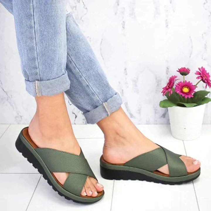 ALINÉA | Dames Instap Sandalen met Geheugenschuim – Comfortabel, Licht & Zomers