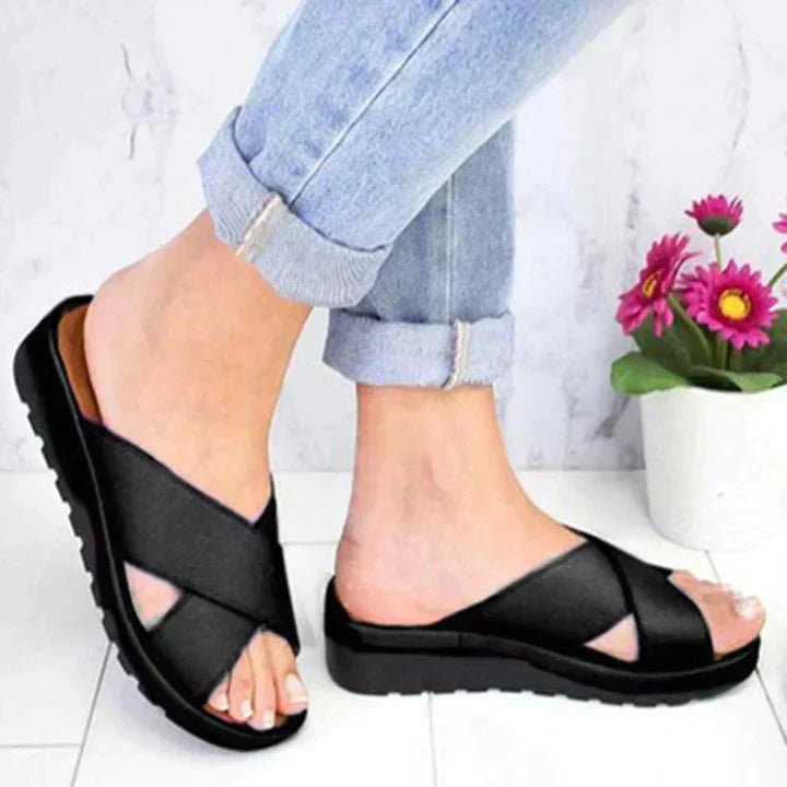 ALINÉA | Dames Instap Sandalen met Geheugenschuim – Comfortabel, Licht & Zomers