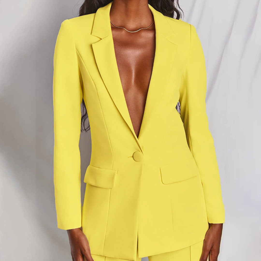 VELINA | Blazer & Broekenset Voor Dames – Elegant, Comfortabel & Perfect Voor Werk Of Gelegenheid