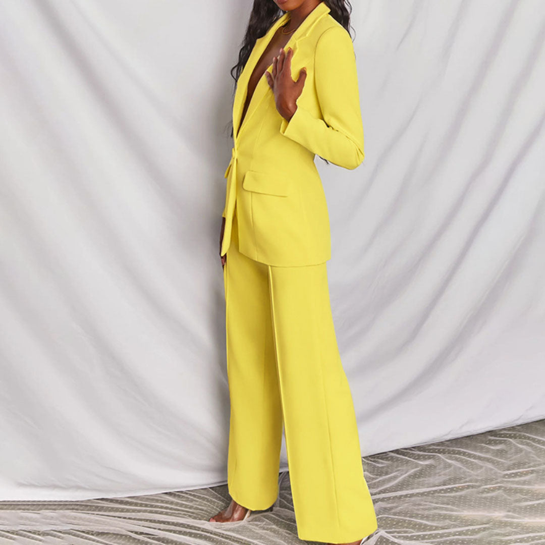 VELINA | Blazer & Broekenset Voor Dames – Elegant, Comfortabel & Perfect Voor Werk Of Gelegenheid