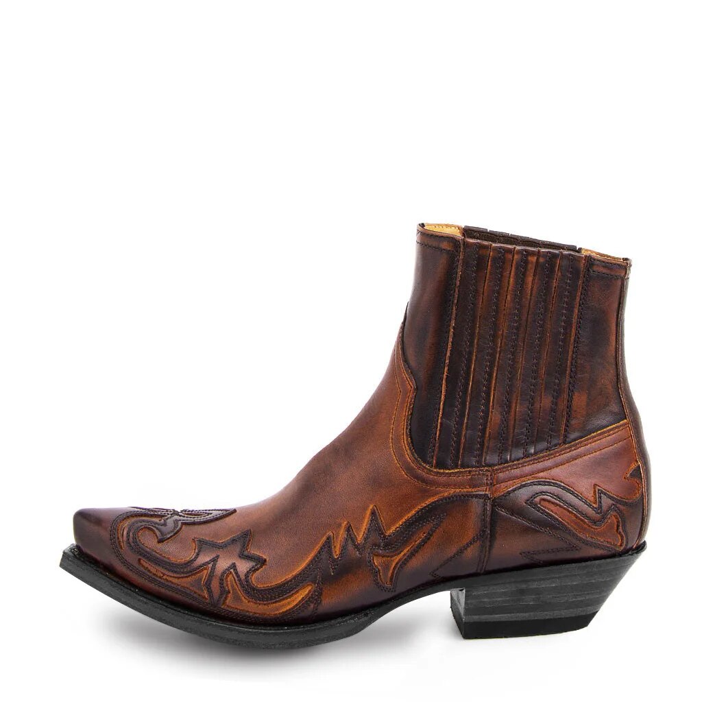 NOX | Modieuze Korte Leren Cowboy Laarsjes Voor Dames - Stoer, Modieus & Comfortabel