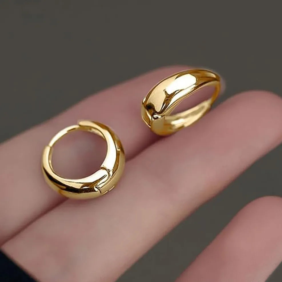 LENA | 3-Delige Set Ovale Oorbellen Voor Dames in Goud of Zilver