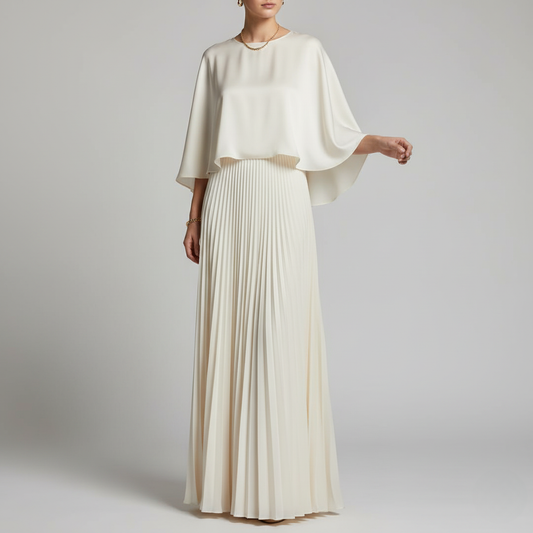 Maxi Jurk – Elegant, Geplooid & Perfect voor Bijzondere Gelegenheden