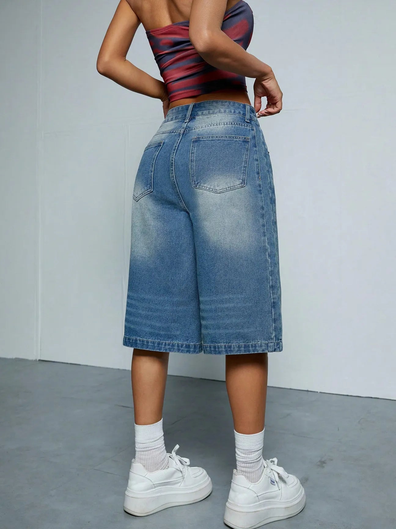 ZINA | Oversized Denim Short voor Dames met Nonchalante Fit - Populair, Stijlvol & Comfortabel