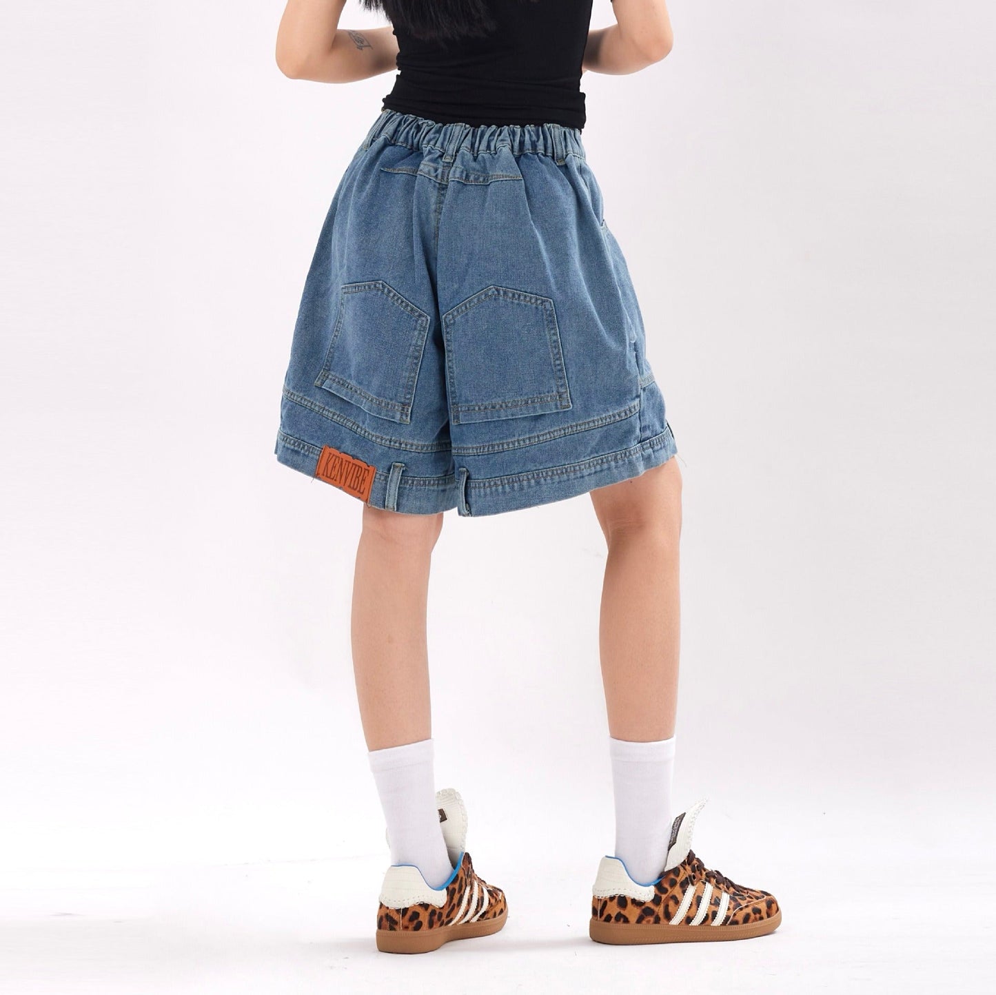 MAUD | Denim Shorts met Urban Oversized Look – Stoer, Comfortabel & Streetproof