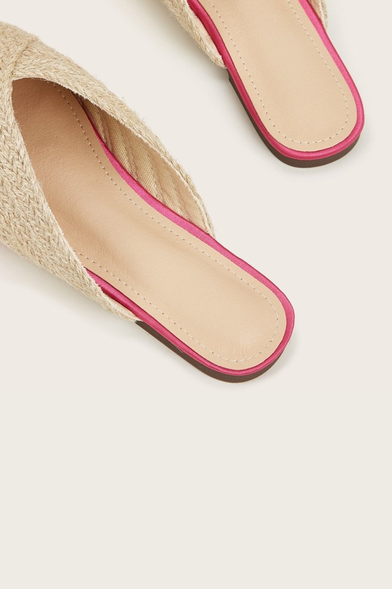 APPHIA | Dames Satijnen Gevlochten Slippers in Rietlook - Zomers, Comfortabel & Elegant