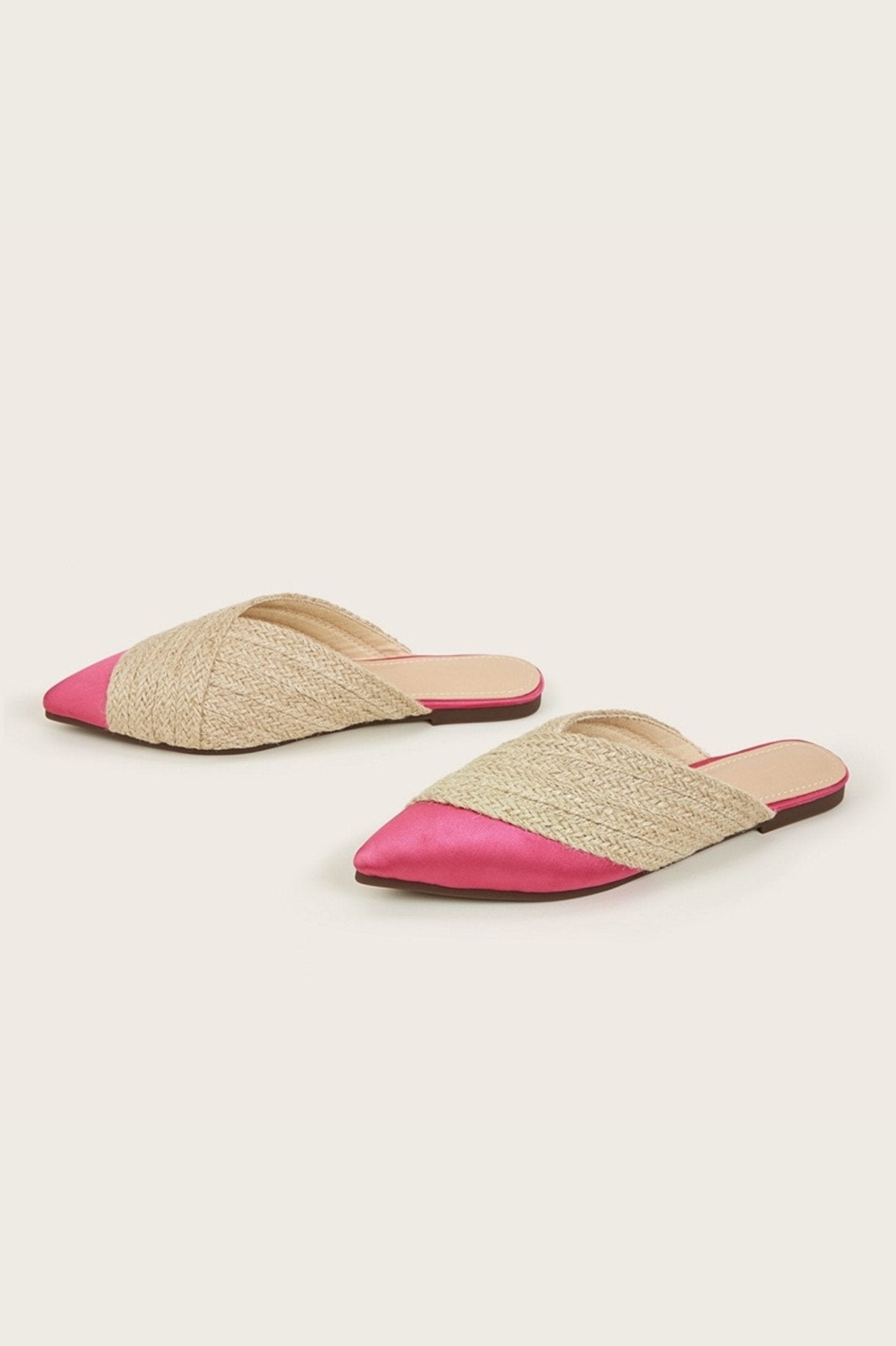 APPHIA | Dames Satijnen Gevlochten Slippers in Rietlook - Zomers, Comfortabel & Elegant