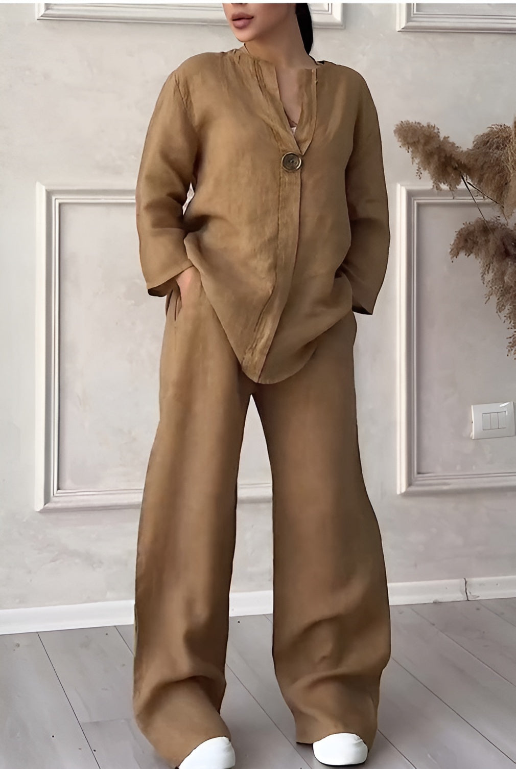 ARIZA | Linnen Zomer Set Dames – Casual Chic voor Warme Dagen