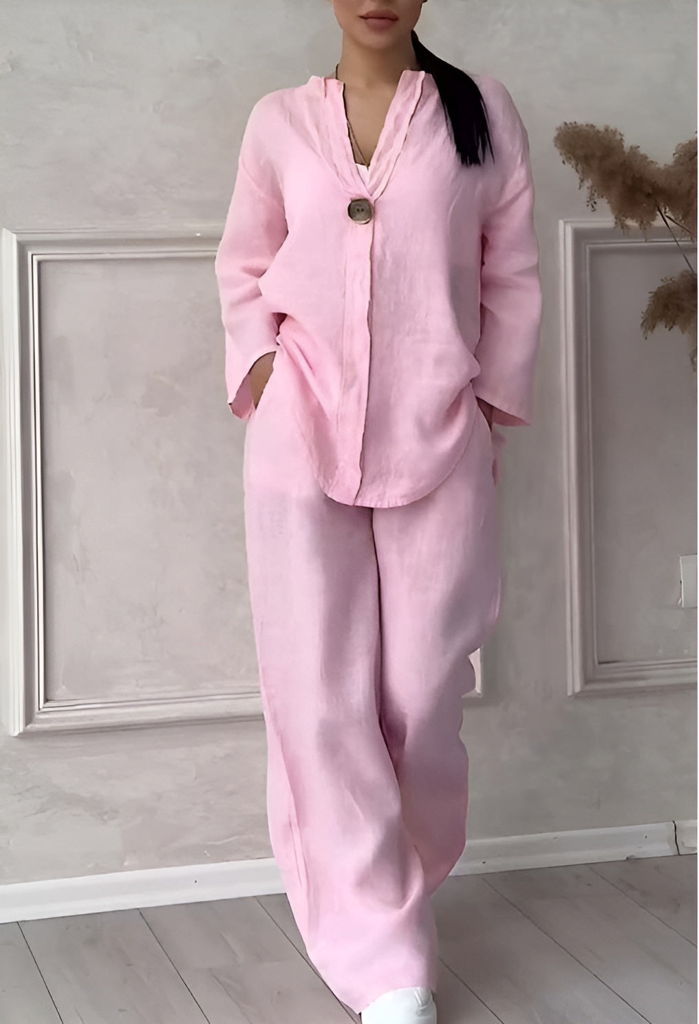 ARIZA | Linnen Zomer Set Dames – Casual Chic voor Warme Dagen