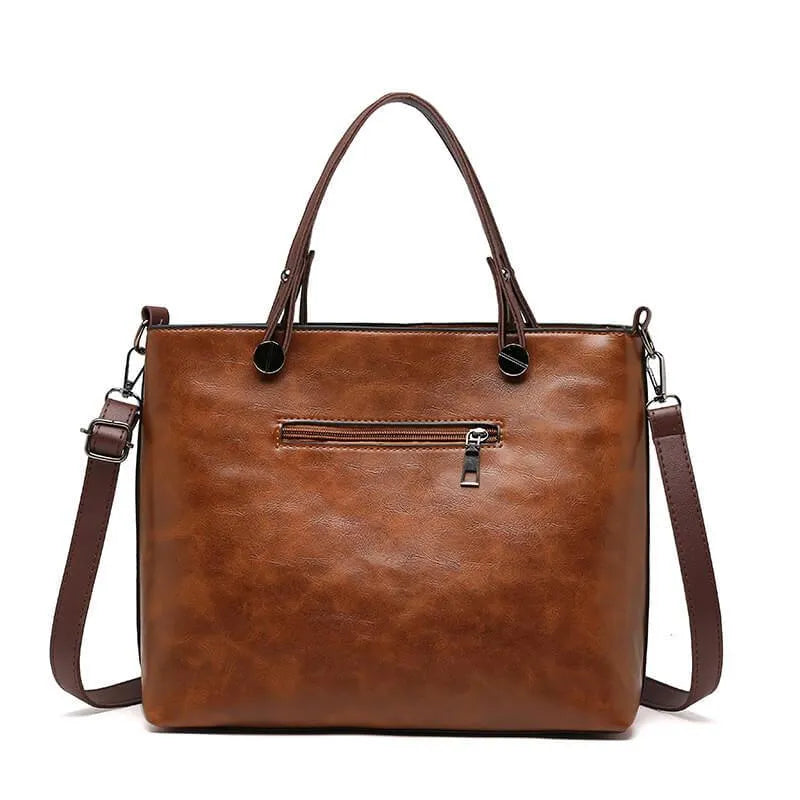 Leren schoudertas voor dames - Tijdloze klasse & praktische luxe