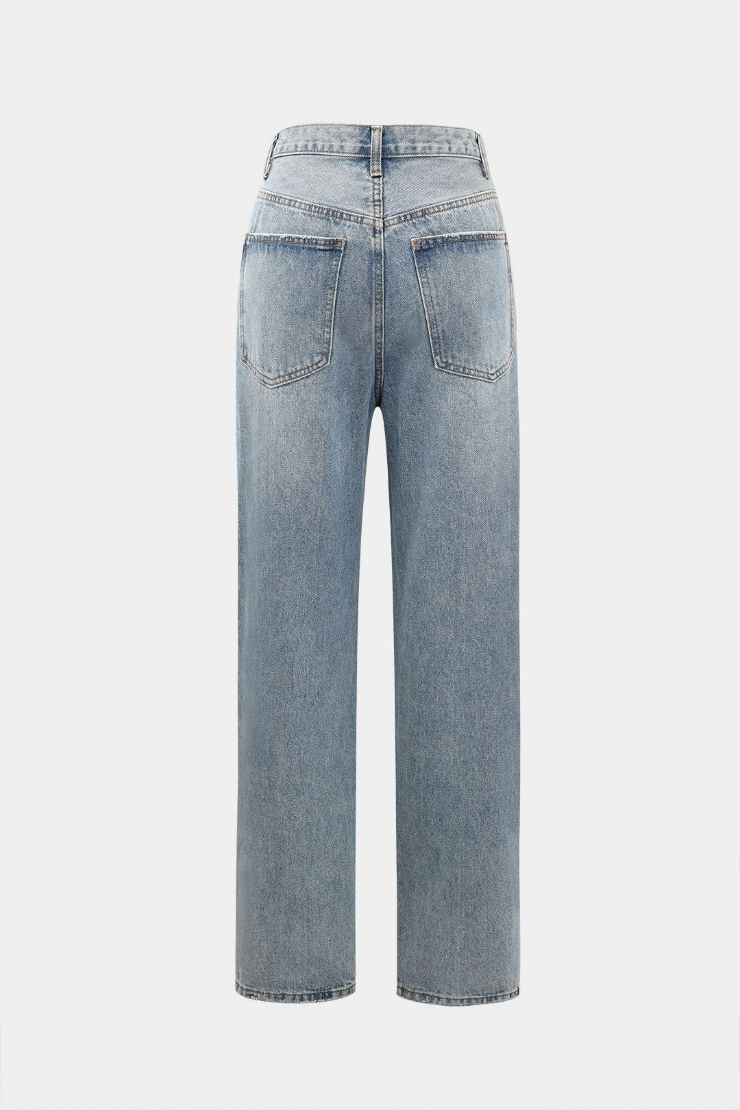 AYLA | Asymmetrische Taille Dames Denim Jeans – Uniek, Comfortabel en Eigentijds