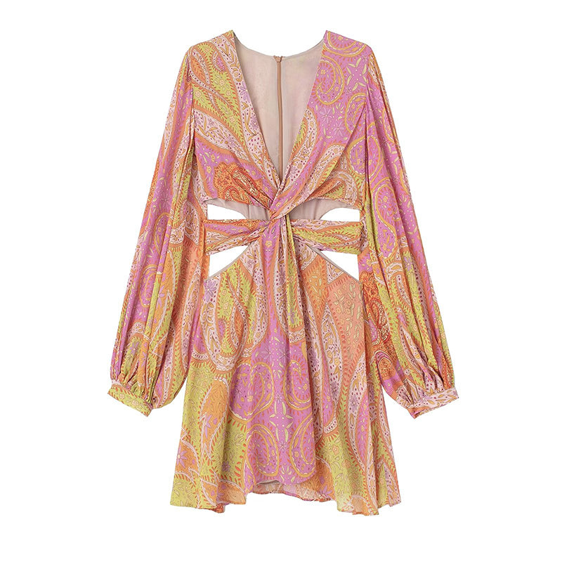 KAILANI | Boho Zomerjurk Voor Dames met Cique V-Hals & Open Details