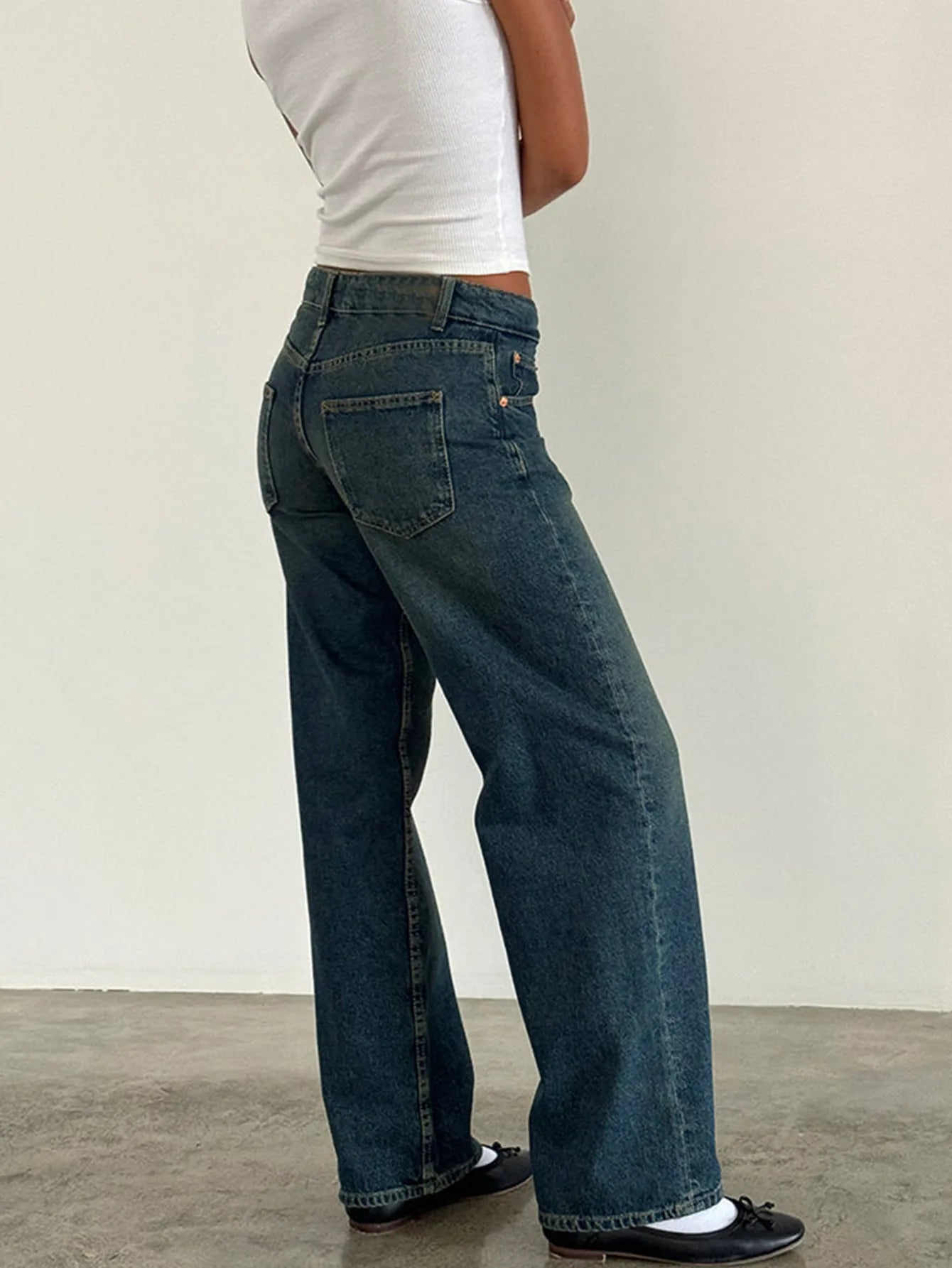ROXY | Low-Rise Dames Jeans in Y2K Stijl – Comfortabel, Trendy & Flatterend!