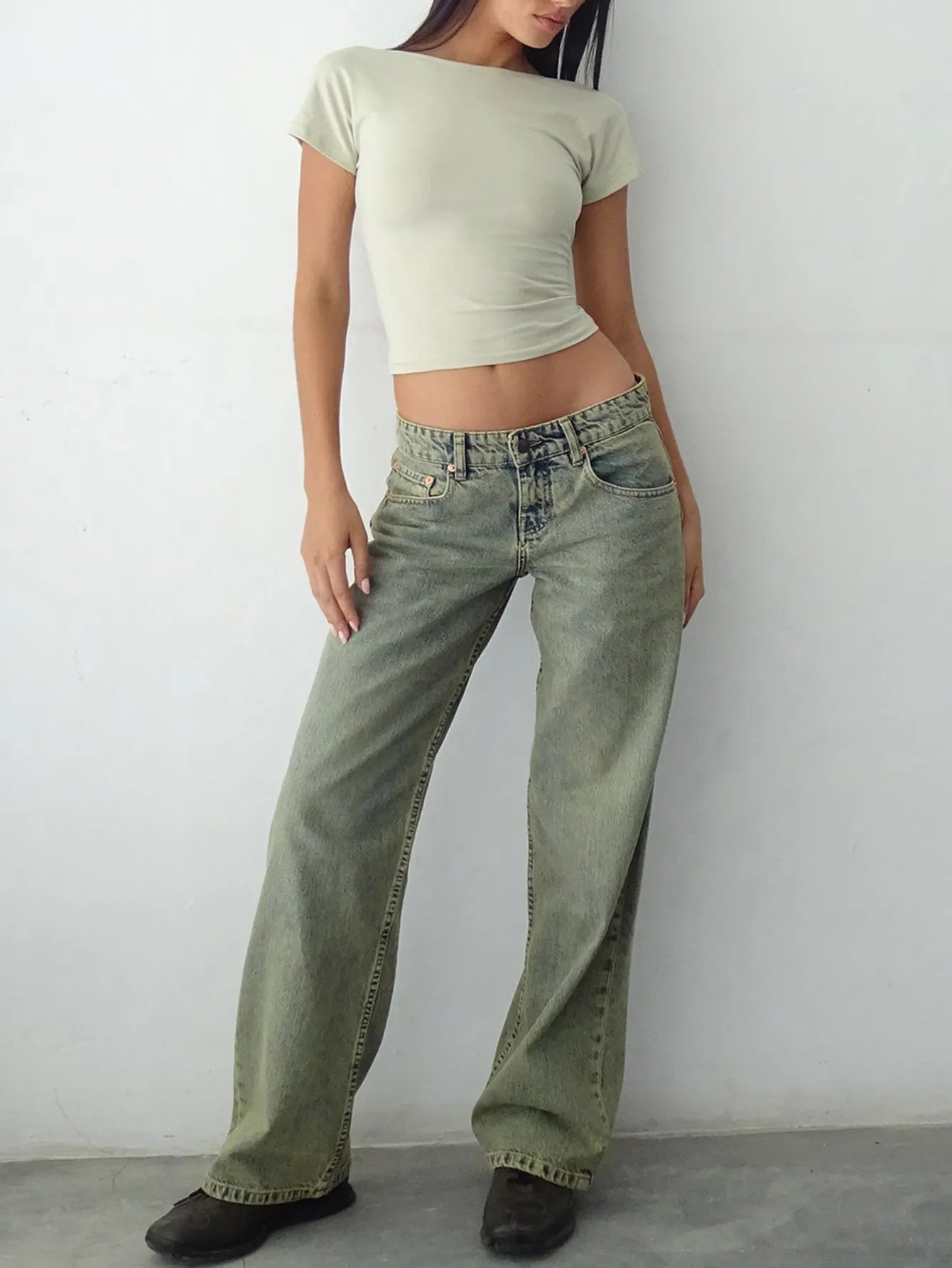 ROXY | Low-Rise Dames Jeans in Y2K Stijl – Comfortabel, Trendy & Flatterend!