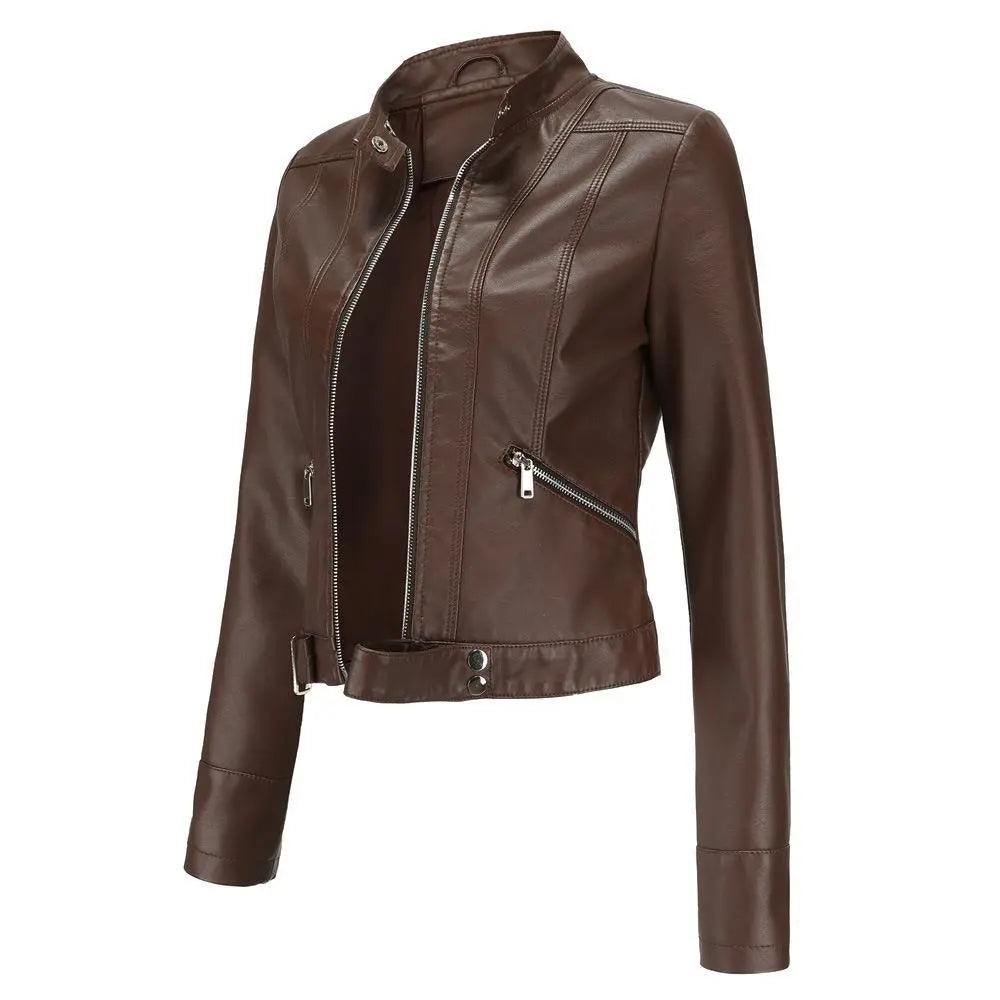 Elegante Leren Jas Voor Dames – Tijdloos, Duurzaam & Comfortabel