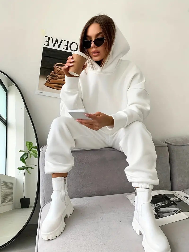 LANA | Dames Oversized Joggingset Met Hoodie – Ultiem Comfort Voor Thuis & Onderweg