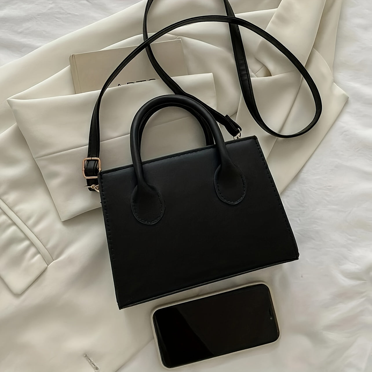 NOOR | Compacte Strakke Dames Tas - Elegant, Tijdloos & Modieus