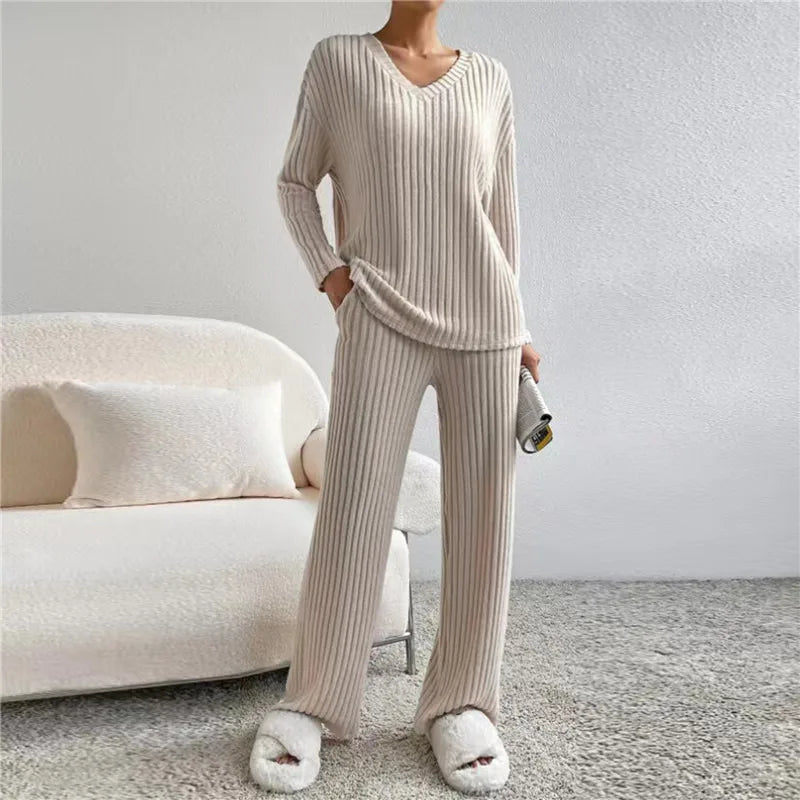 2-Delig Lounge-Set voor Dames – Herfstcomfort En Stijl In Eén Outfit