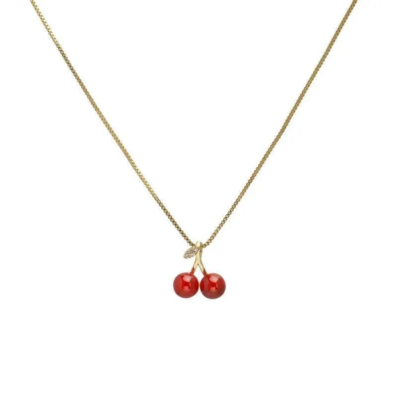 PACH | Gouden Kersenketting Dames – Speels, Elegant & Een Must-Have Detail