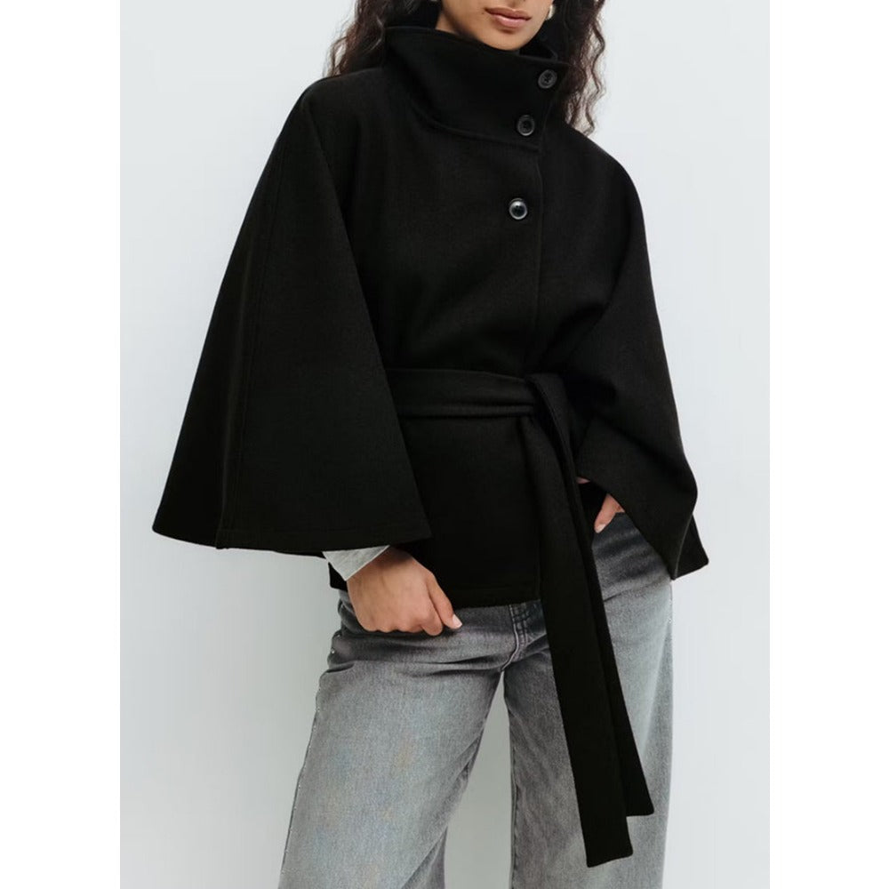 Dames Coat Jas Met Hoge Kraag | Tijdloze Luxe En Pure Klasse