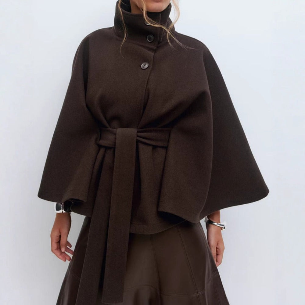 Dames Coat Jas Met Hoge Kraag | Tijdloze Luxe En Pure Klasse
