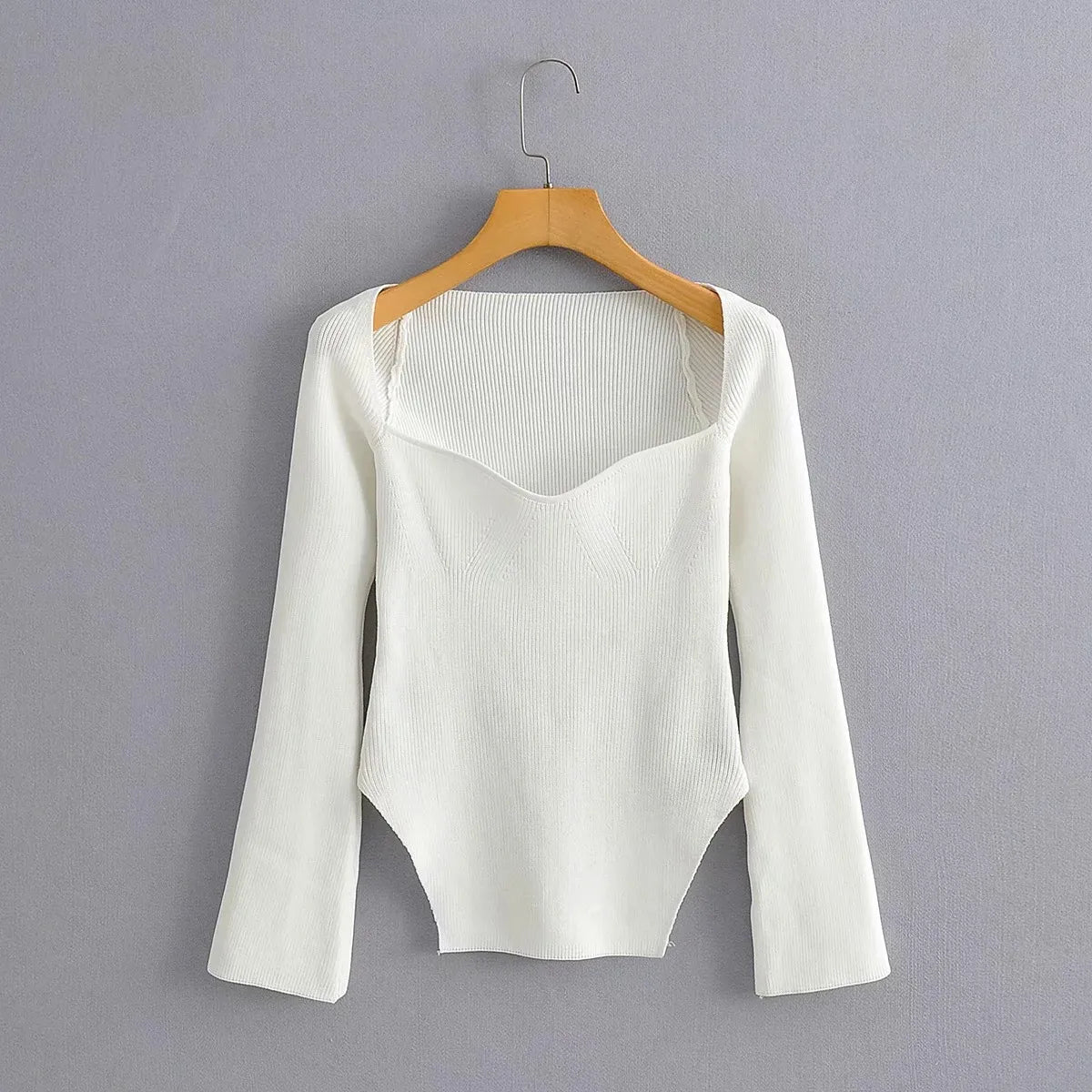 CATHERIN | Casual Gebreide Dames Top Met Flatterende Snit En Tijdloze Look
