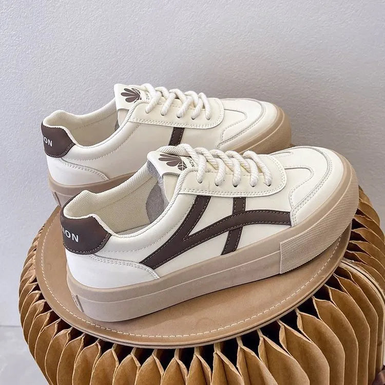 Retro plateau-sneakers voor dames | Licht, trendy & comfortabel