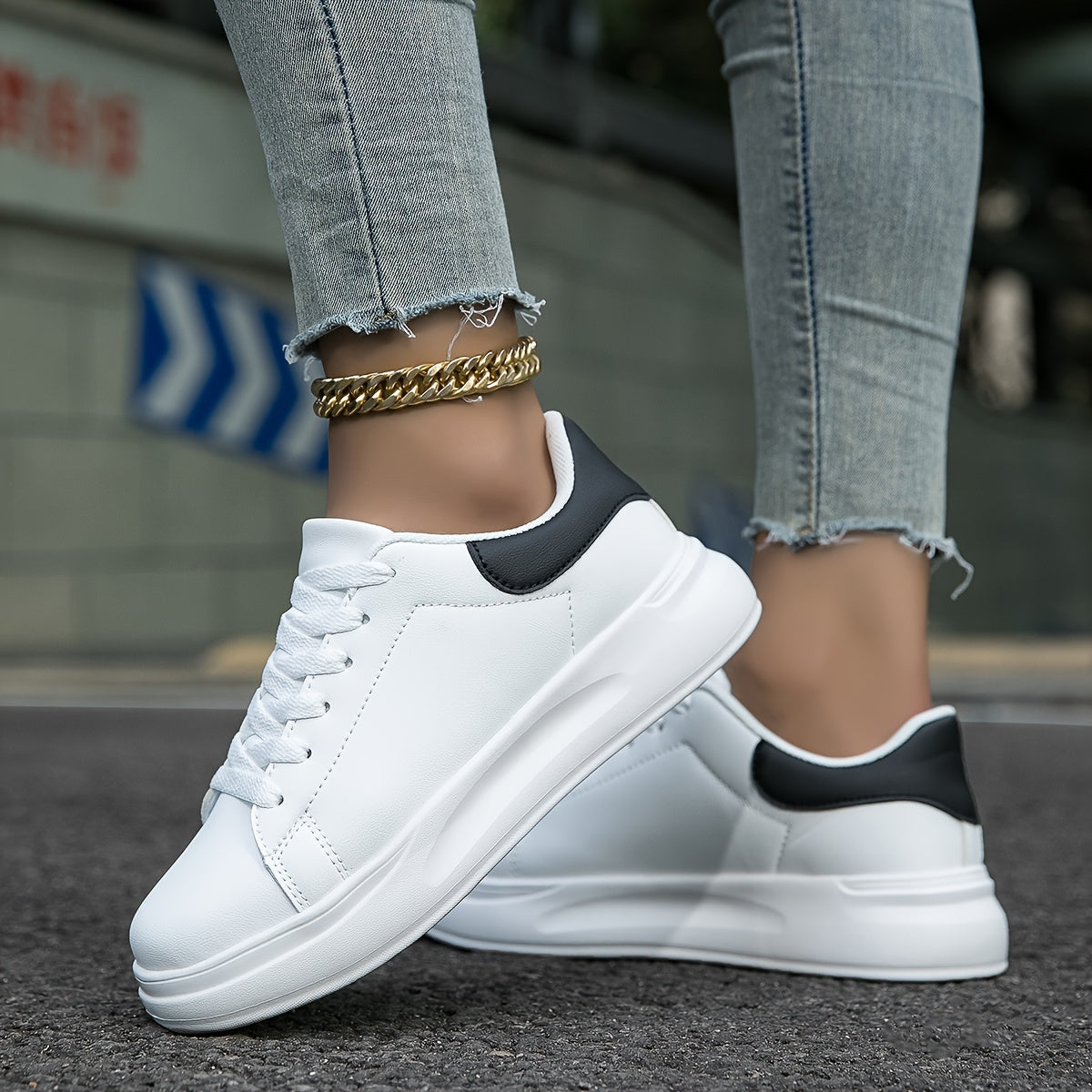DESIRE | Comfortabele Witte Sneakers Voor Dames - Tijdloos & Lichtgewicht