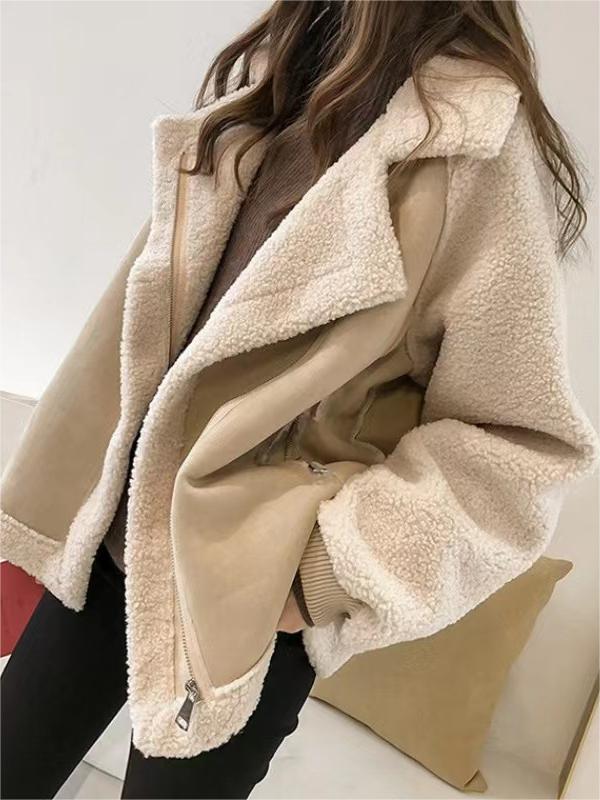 Oversized Vegan Bont Suède Jas | Luxe Warmte Met Een Vintage Touch