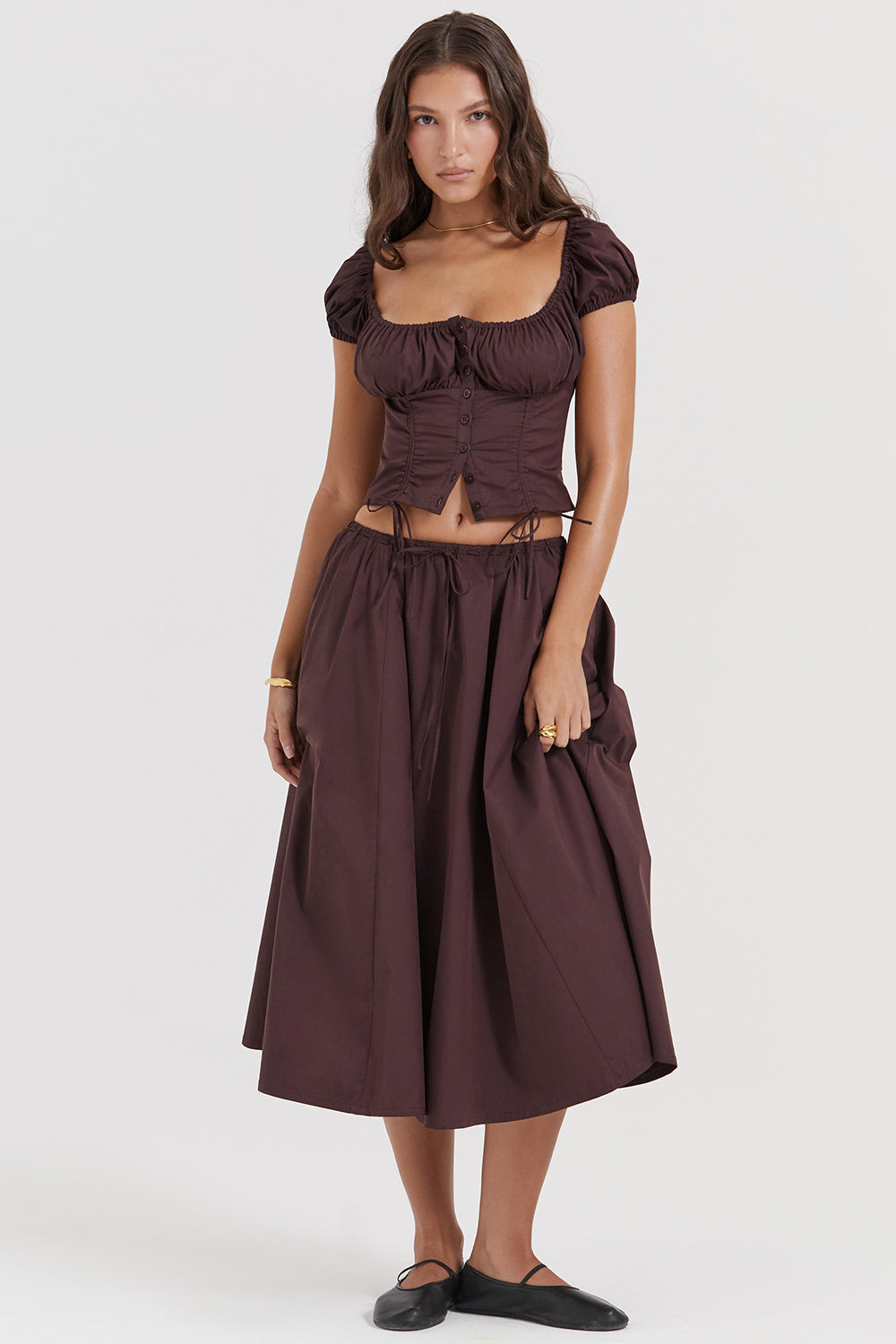 ALBA | Elegante 2-Delige Set Voor Dames - Top + Rok - Stijlvol & Modieus