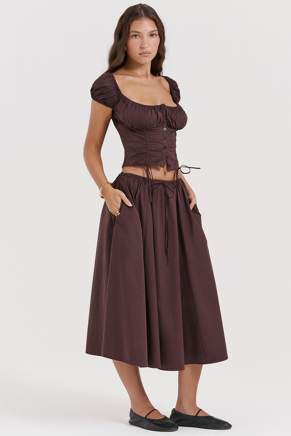 ALBA | Elegante 2-Delige Set Voor Dames - Top + Rok - Stijlvol & Modieus